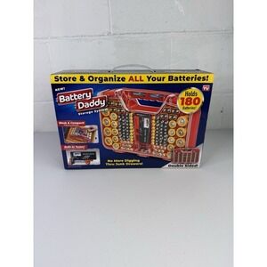Battery Daddy Storage Case with Tester 180 Battery